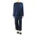 Sofie d'Hoore Conjunto de top y pantalón de algodón azul marino - talla UK 10