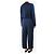 Sofie d'Hoore Conjunto de top y pantalón de algodón azul marino - talla UK 10 - vista 2