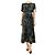 Victoria Beckham Midi-Kleid mit geraffter Taille aus dunklem Kiefernholz - Größe UK 10