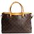 Louis Vuitton Borsa Pallas MM Monogramma Marrone