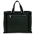 Borsa a mano Louis Vuitton Kasbek PM in pelle Taiga Nero - vista 3