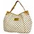 Borsa a Spalla Galliera GM Damier Azur di Louis Vuitton Bianco