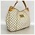 Borsa a Spalla Galliera GM Damier Azur di Louis Vuitton Bianco - vista 2