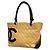 Chanel Cambon Lammleder Tote Bag Schwarz Beige