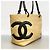 Chanel Cambon Lammleder Tote Bag Schwarz Beige - Ansicht 2
