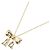 Collana con fiocco in scatola blu Tiffany & Co. D'oro