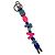 Accessorio portachiavi Louis Vuitton Dice LV Play Rosa Blu