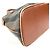 Pequin Fendi Vintage Pecan Logo Handtasche Braun Khaki - Ansicht 7