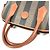 Pequin Fendi Vintage Pecan Logo Handtasche Braun Khaki - Ansicht 8