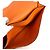 Sac à dépêches Pasta de couro Taurillon Clemence da Hermès Laranja - vista 9