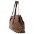 Chelsea Borsa a mano in tela Damier marrone per donna Louis Vuitton - vista 4