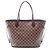 Louis Vuitton Neverfull MM Tote Bag Braun Damier ebene