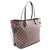 Louis Vuitton Neverfull MM Tote Bag Braun Damier ebene - Ansicht 2