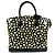 Borsa Tote Lockit MM Dot Infinity Yayoi Kusama di Louis Vuitton Nero