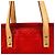 Borsa Tote Verticale Lead MM in Monogram Vernis Louis Vuitton Rosso - vista 13