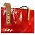 Borsa Tote Verticale Lead MM in Monogram Vernis Louis Vuitton Rosso - vista 17