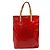 Borsa Tote Verticale Lead MM in Monogram Vernis Louis Vuitton Rosso - vista 2