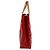 Borsa Tote Verticale Lead MM in Monogram Vernis Louis Vuitton Rosso - vista 3