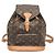 Louis Vuitton Monogram Montsouris MM M51136 Damen Rucksack Braun