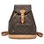 Louis Vuitton Monogram Montsouris MM M51136 Damen Rucksack Braun