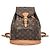 Louis Vuitton Monogram Montsouris MM M51136 Damen Rucksack Braun