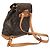Louis Vuitton Monogram Montsouris MM M51136 Damen Rucksack Braun - Ansicht 2