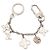 Portachiavi Bijou Sac Chaine Fleur de Epi Louis Vuitton Argento Bianco - vista 2