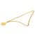 Collana lunga con motivo leone Coco Mark di Chanel D'oro - vista 3