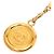 Cambon Chanel Coco Mark goldplattierter Kettengürtel Golden - Ansicht 4