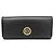 Cartera larga de cuero para mujer Loewe Anagram Negro