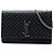 Saint Laurent Black Medium Leather Studded Monogram Kate Crossbody