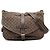 Louis Vuitton Saumur 30 Mini Lin Monogramma Marrone Marrone scuro