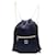 Prada Blue Tessuto Drawstring Backpack Dark blue