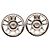 Orecchini a clip in argento placcato CC argento di Chanel