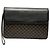 Céline Clutch de lona recubierta Macadam marrón y cuero Celine Castaño