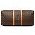 Louis Vuitton Keepall Bandoulière 60 Monogram Marrone - vista 3