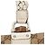 Gucci Beige Medium GG Canvas Bamboo Libeccio Tote - Ansicht 7