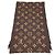 Sciarpa LV Friends con frange di Louis Vuitton Virgil Abloh Marrone - vista 8