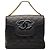 Borsa a mano Chanel Matelassé Coco Mark con catena Nero