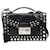 Saffiano Borsa a spalla con borchie Prada Nero  - vista 1
