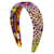 Hermès Hermes Gina Headband Wild Singapore Silk Multicolor Multiple colors