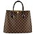 Borsa a mano Damier Kensington Louis Vuitton Marrone Damier ebene