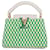 Borsa Capucines MINI Louis Vuitton Bianco Verde