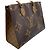 Borsa Tote OnTheGo MM Monogramma Reverse Gigante Louis Vuitton Marrone - vista 8