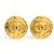 Orecchini a clip in metallo dorato Chanel D'oro