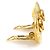 Orecchini a clip in metallo dorato Chanel D'oro - vista 3
