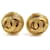 Orecchini a clip dorati Chanel D'oro