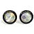 Orecchini a clip in metallo e resina Chanel Nero Argento