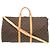 Borsa Boston Keepall Bandoulière 55 Monogram Louis Vuitton Marrone