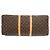 Borsa Boston Keepall Bandoulière 55 Monogram Louis Vuitton Marrone - vista 3